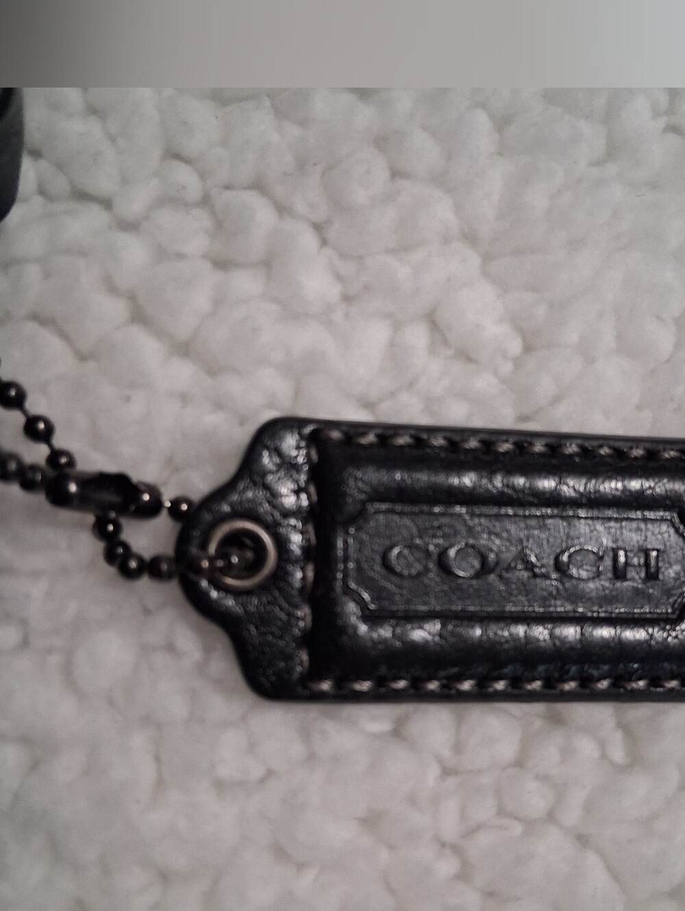 Y2K Coach Patchwork Crossbody in Black, Gray and Taupe Accents 8.5"×7.5" - Picture 4 of 9